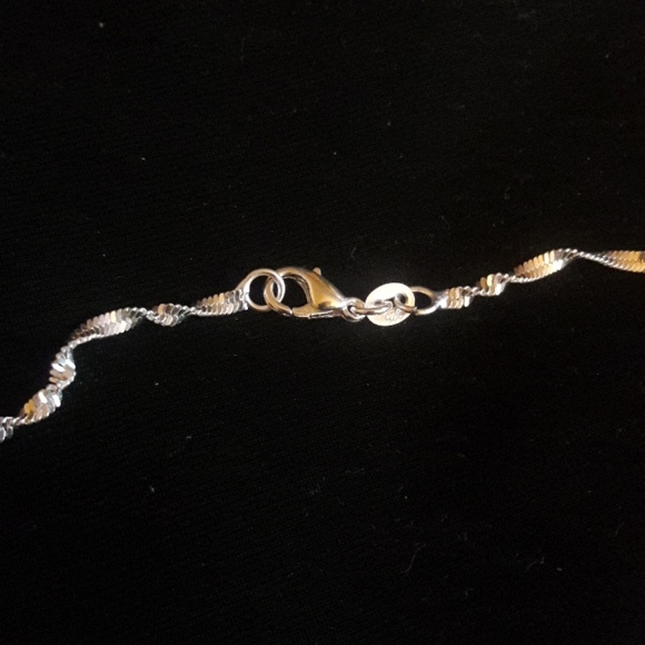 NWOT💘Silver Chain Mystic Rainbow Topaz Pendant - Picture 5 of 6